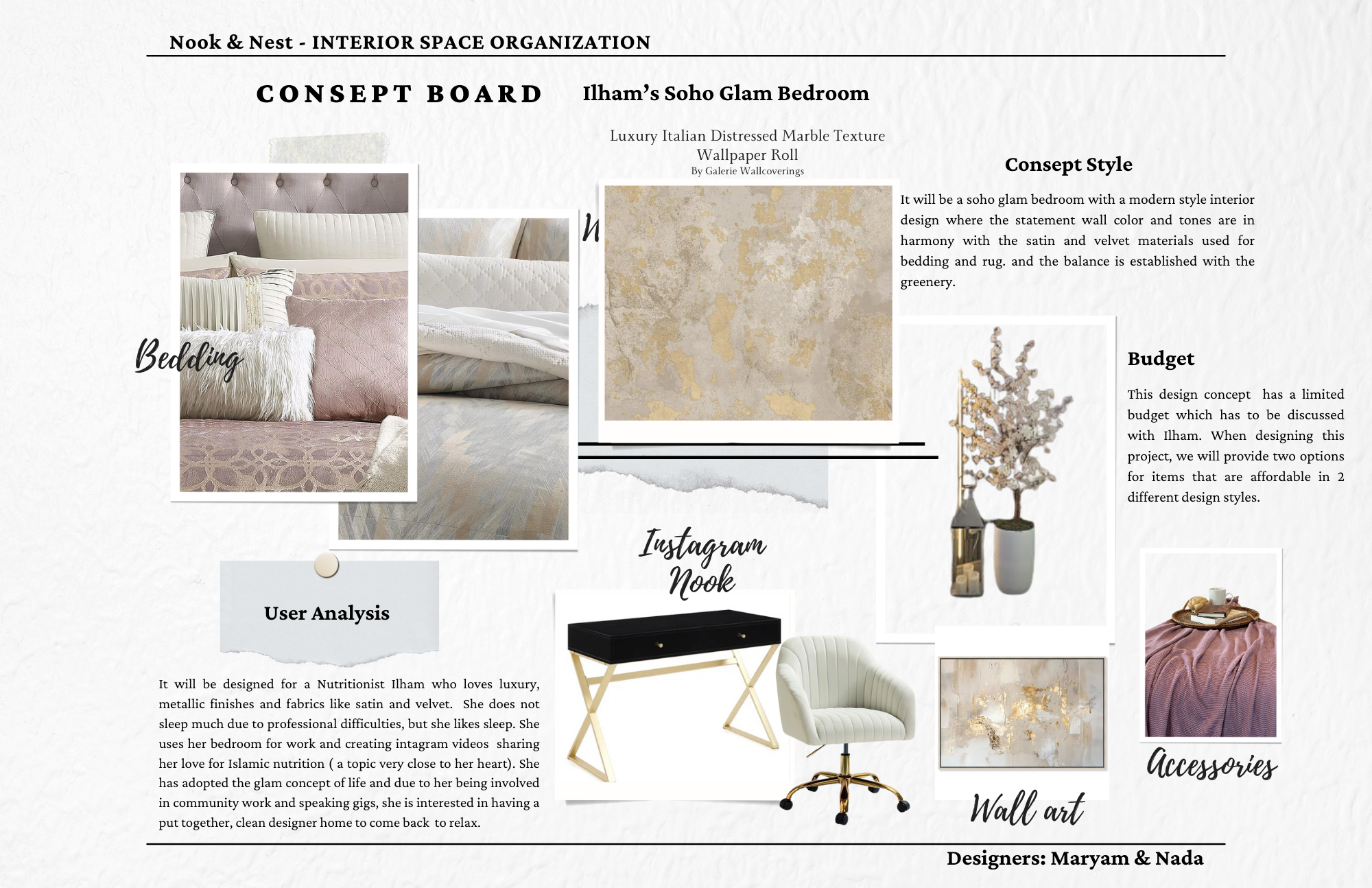 Ilham's Soho Glam Bedroom